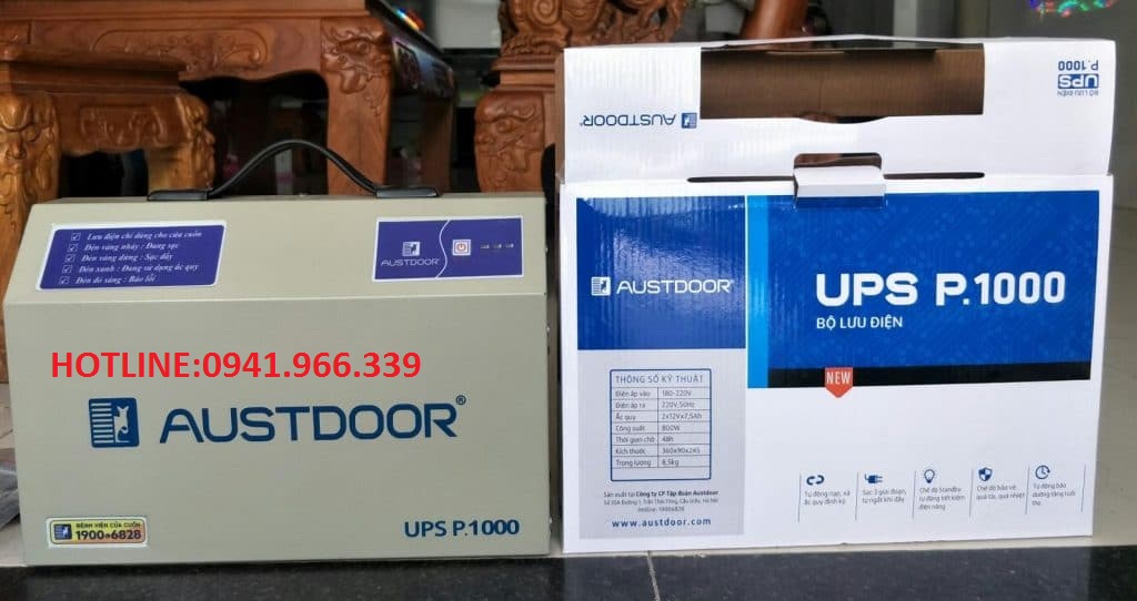 GIÁ BỘ TÍCH ĐIỆN AUSTDOOR P1000 CHÍNH HÃNG