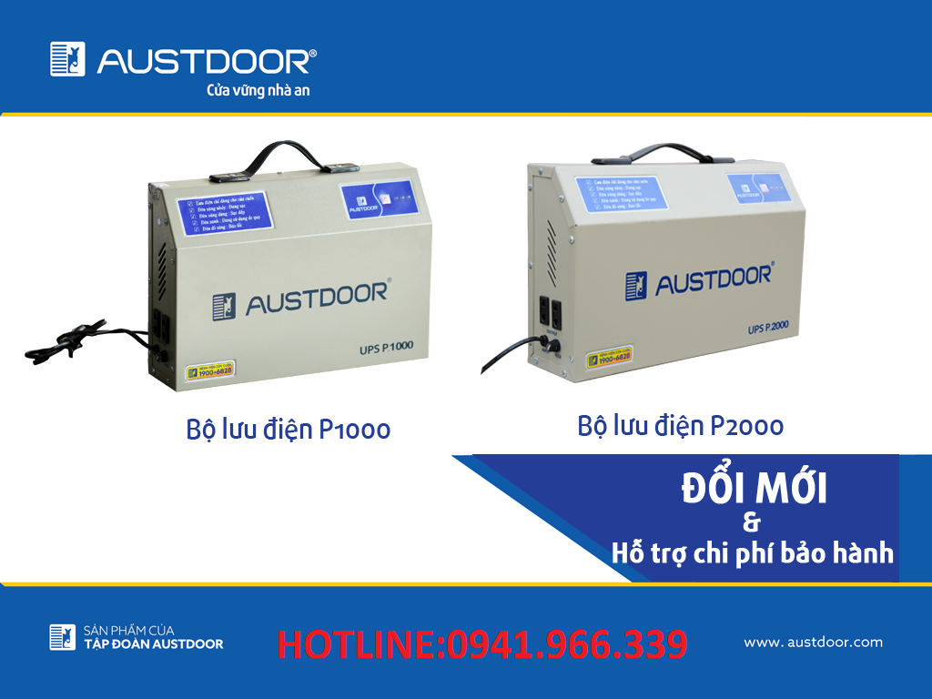 TÍCH ĐIỆN AUSTDOOR KHUYẾN MÃI 10%-20%