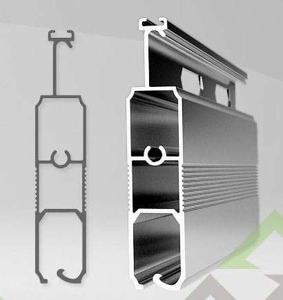 Cửa cuốn Austdoor nan nhôm cao cấp- COMBI S51i